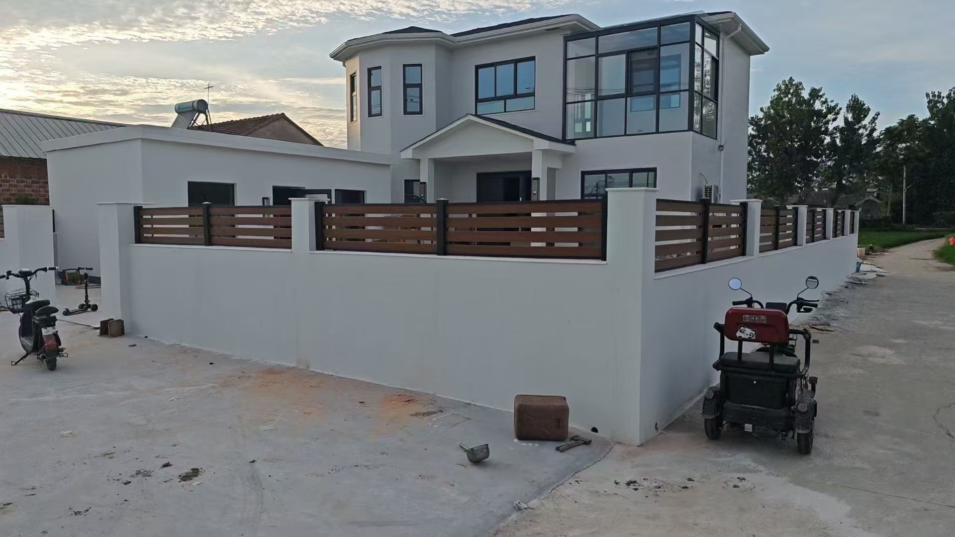 深圳某私人住宅施工现场